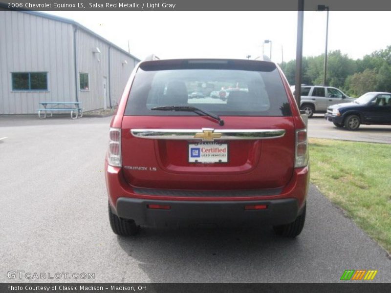 Salsa Red Metallic / Light Gray 2006 Chevrolet Equinox LS