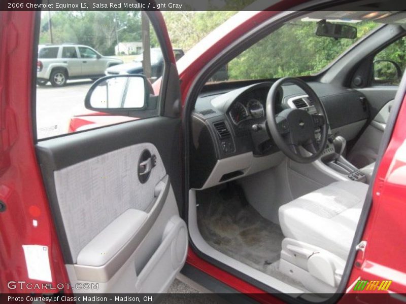 Salsa Red Metallic / Light Gray 2006 Chevrolet Equinox LS