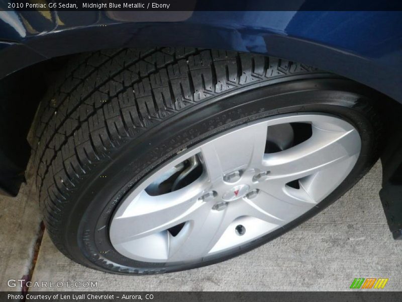 Midnight Blue Metallic / Ebony 2010 Pontiac G6 Sedan