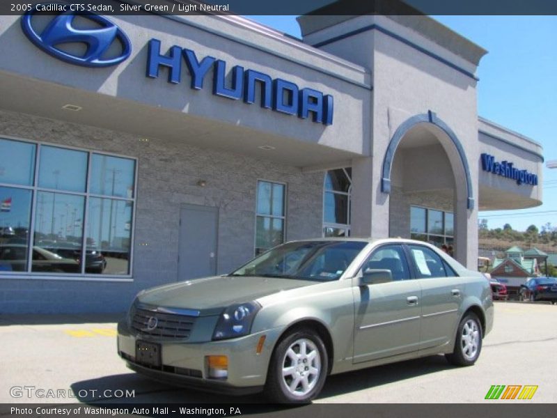 Silver Green / Light Neutral 2005 Cadillac CTS Sedan