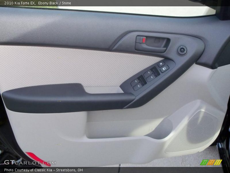 Ebony Black / Stone 2010 Kia Forte EX