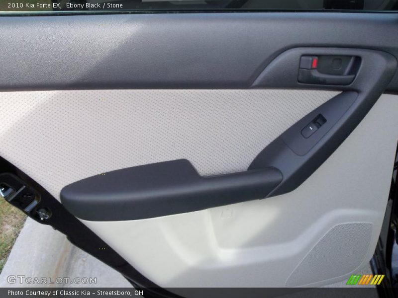 Ebony Black / Stone 2010 Kia Forte EX