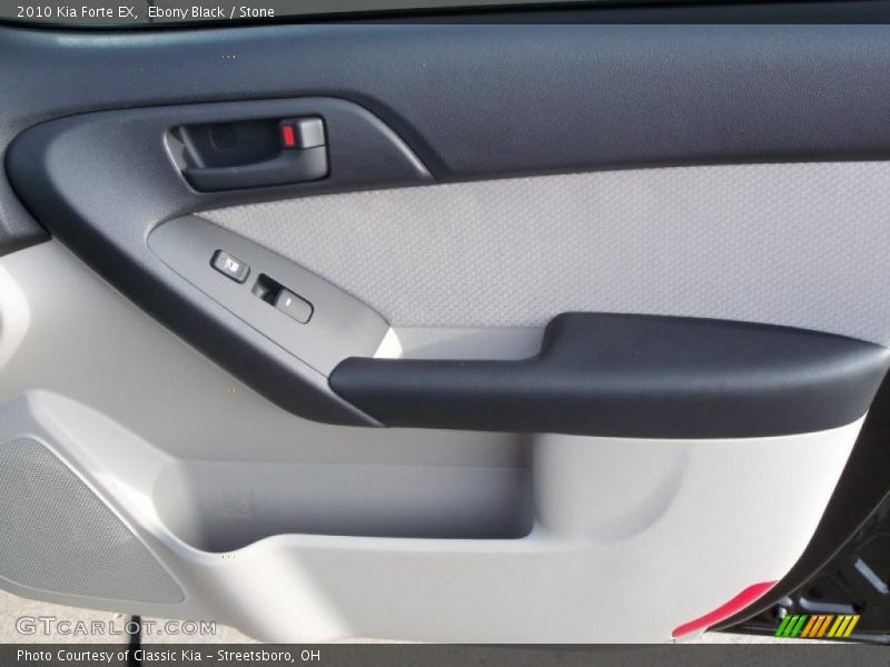 Ebony Black / Stone 2010 Kia Forte EX
