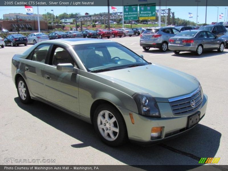 Silver Green / Light Neutral 2005 Cadillac CTS Sedan