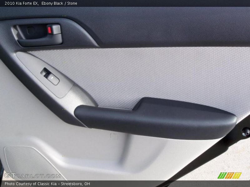 Ebony Black / Stone 2010 Kia Forte EX