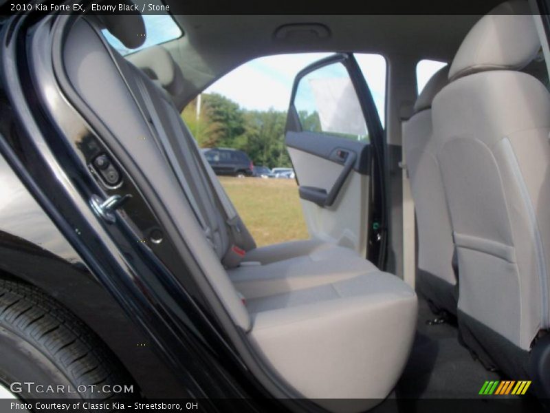 Ebony Black / Stone 2010 Kia Forte EX