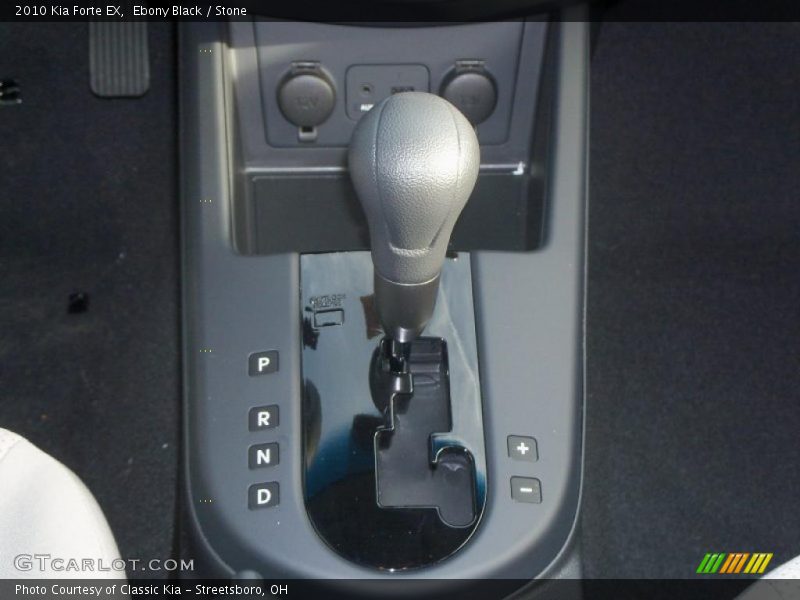Ebony Black / Stone 2010 Kia Forte EX