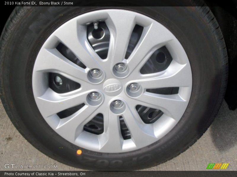 Ebony Black / Stone 2010 Kia Forte EX