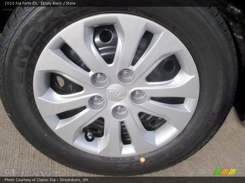 Ebony Black / Stone 2010 Kia Forte EX