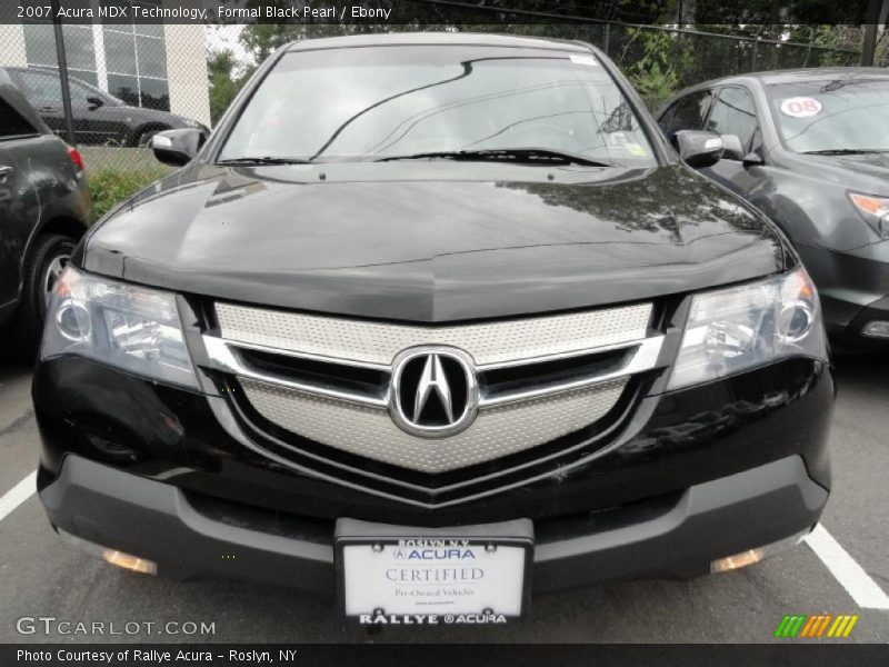 Formal Black Pearl / Ebony 2007 Acura MDX Technology