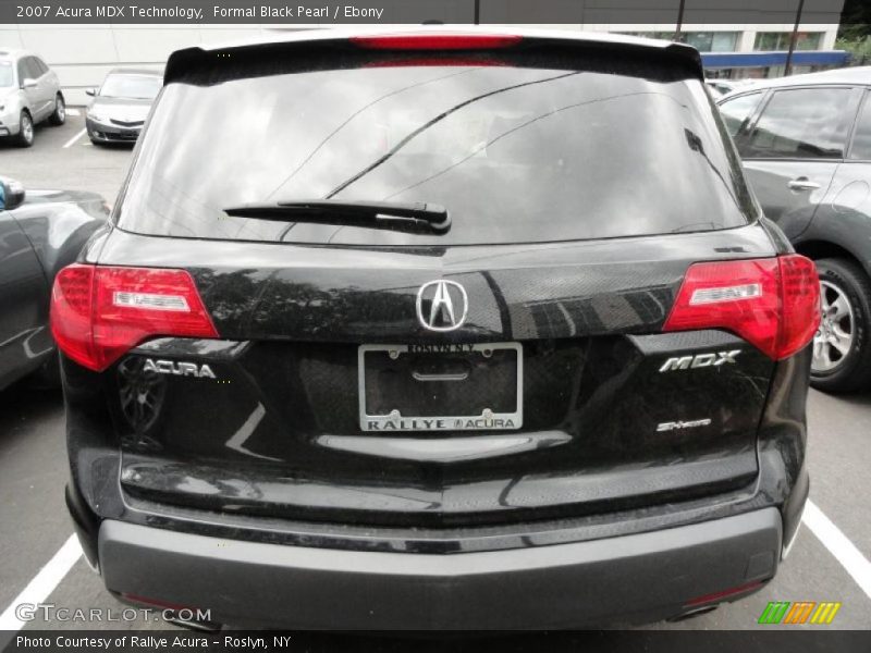 Formal Black Pearl / Ebony 2007 Acura MDX Technology