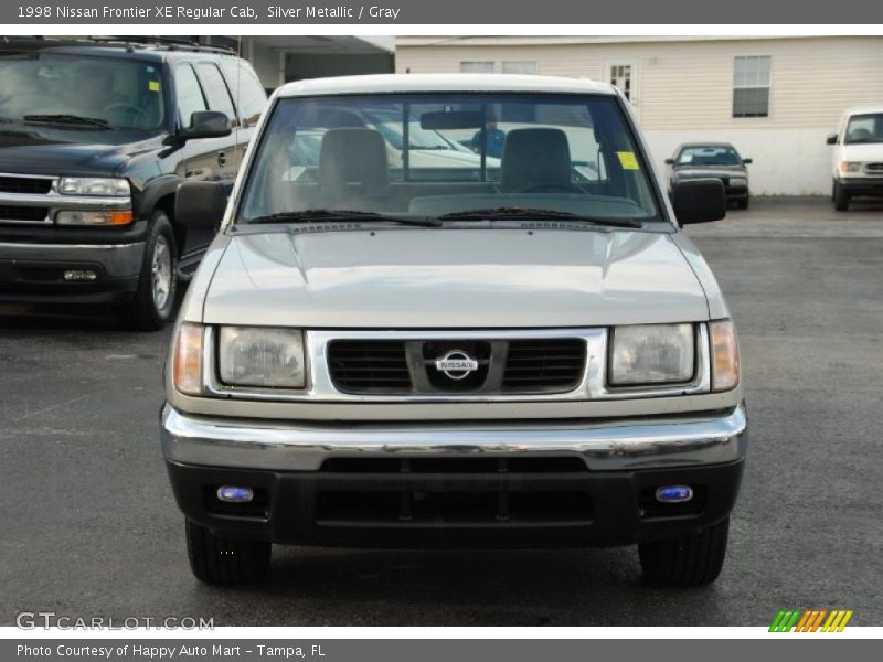 Silver Metallic / Gray 1998 Nissan Frontier XE Regular Cab