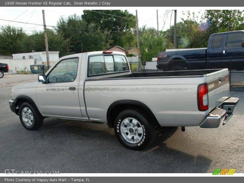 Silver Metallic / Gray 1998 Nissan Frontier XE Regular Cab