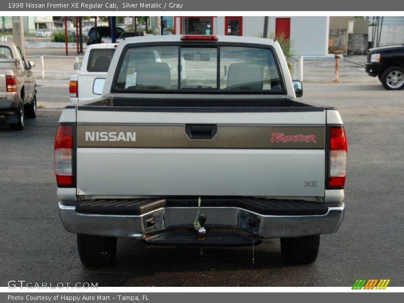 Silver Metallic / Gray 1998 Nissan Frontier XE Regular Cab