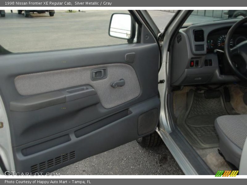 Silver Metallic / Gray 1998 Nissan Frontier XE Regular Cab