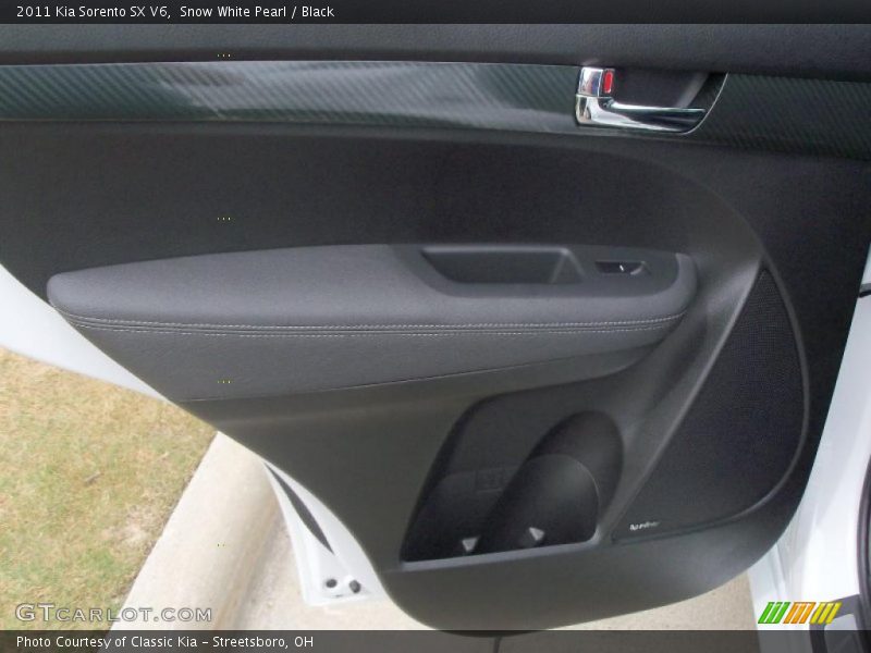 Snow White Pearl / Black 2011 Kia Sorento SX V6