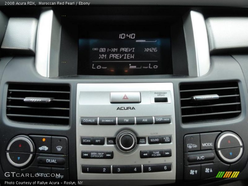 Moroccan Red Pearl / Ebony 2008 Acura RDX