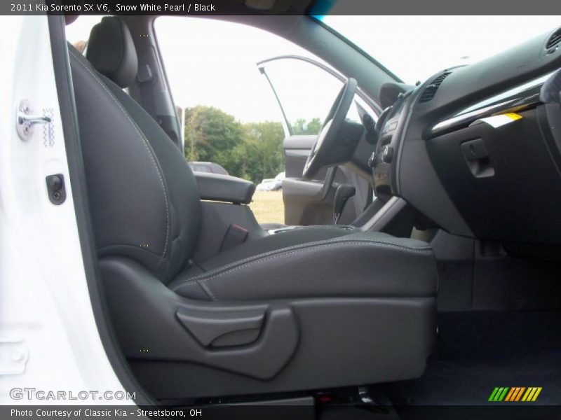 Snow White Pearl / Black 2011 Kia Sorento SX V6