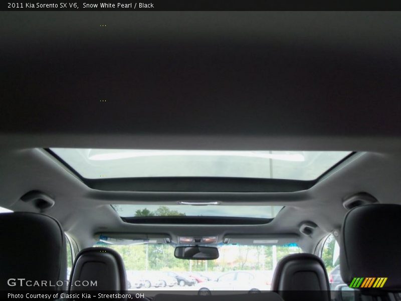 Snow White Pearl / Black 2011 Kia Sorento SX V6