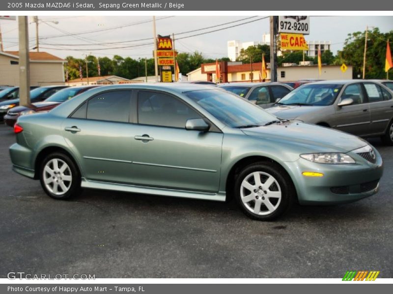 Sepang Green Metallic / Beige 2005 Mazda MAZDA6 i Sedan