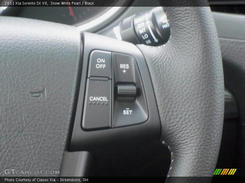 Snow White Pearl / Black 2011 Kia Sorento SX V6