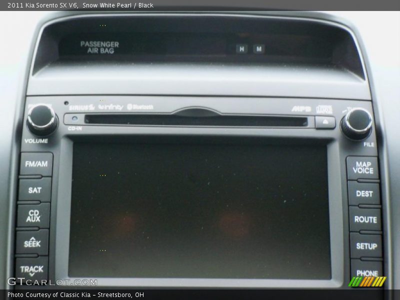 Snow White Pearl / Black 2011 Kia Sorento SX V6