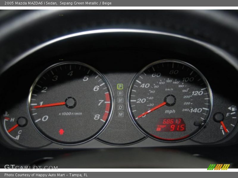 Sepang Green Metallic / Beige 2005 Mazda MAZDA6 i Sedan