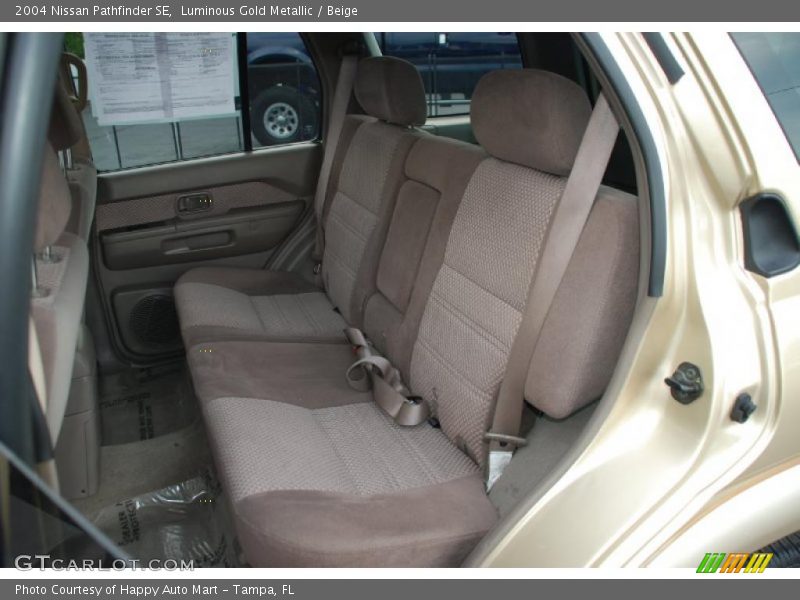 Luminous Gold Metallic / Beige 2004 Nissan Pathfinder SE