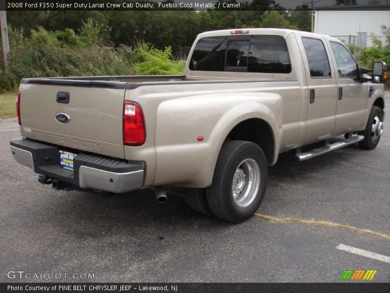 Pueblo Gold Metallic / Camel 2008 Ford F350 Super Duty Lariat Crew Cab Dually