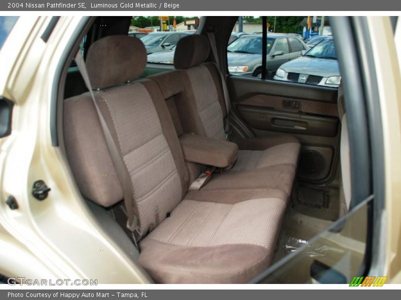 Luminous Gold Metallic / Beige 2004 Nissan Pathfinder SE