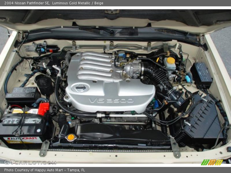 Luminous Gold Metallic / Beige 2004 Nissan Pathfinder SE