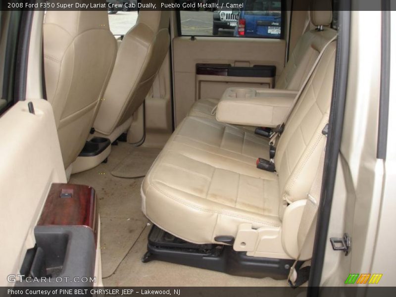 Pueblo Gold Metallic / Camel 2008 Ford F350 Super Duty Lariat Crew Cab Dually