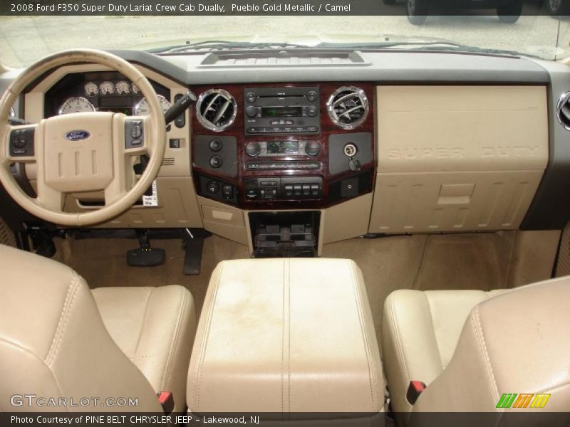 Pueblo Gold Metallic / Camel 2008 Ford F350 Super Duty Lariat Crew Cab Dually