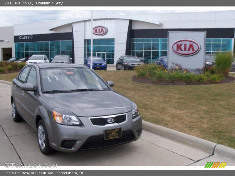 Titanium / Gray 2011 Kia Rio LX