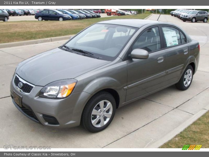 Titanium / Gray 2011 Kia Rio LX