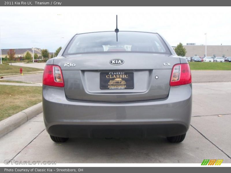 Titanium / Gray 2011 Kia Rio LX