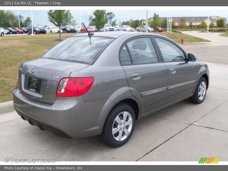 Titanium / Gray 2011 Kia Rio LX