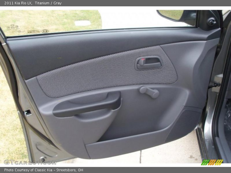 Titanium / Gray 2011 Kia Rio LX