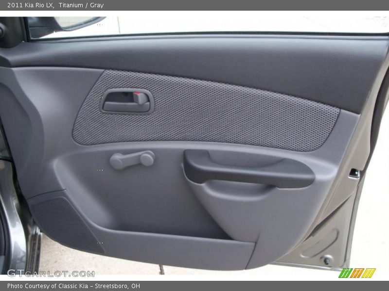 Titanium / Gray 2011 Kia Rio LX