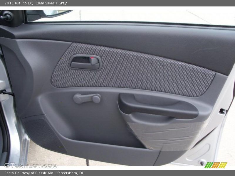 Clear Silver / Gray 2011 Kia Rio LX
