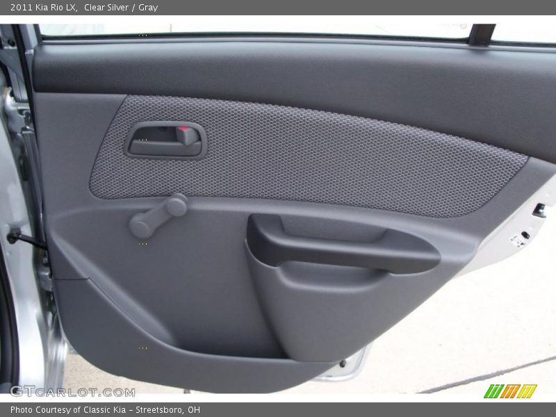Clear Silver / Gray 2011 Kia Rio LX