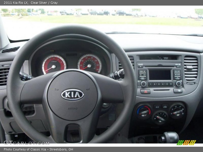 Clear Silver / Gray 2011 Kia Rio LX