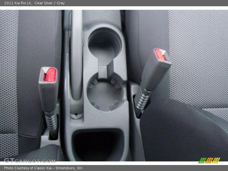 Clear Silver / Gray 2011 Kia Rio LX
