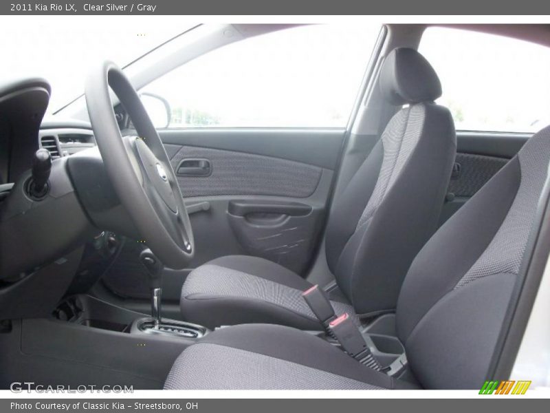 Clear Silver / Gray 2011 Kia Rio LX