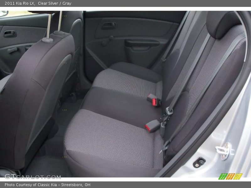 Clear Silver / Gray 2011 Kia Rio LX