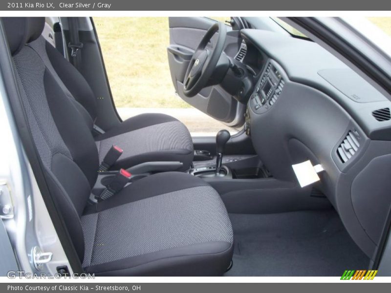 Clear Silver / Gray 2011 Kia Rio LX