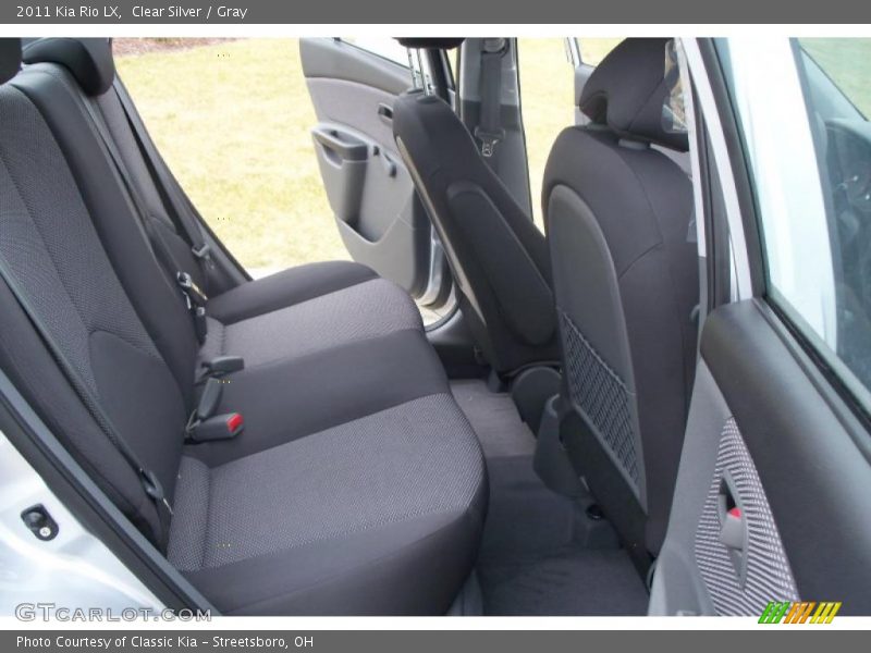 Clear Silver / Gray 2011 Kia Rio LX