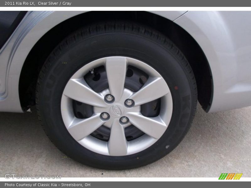 Clear Silver / Gray 2011 Kia Rio LX