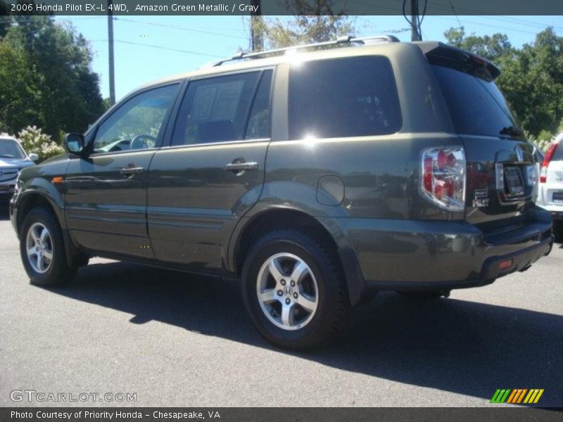 Amazon Green Metallic / Gray 2006 Honda Pilot EX-L 4WD