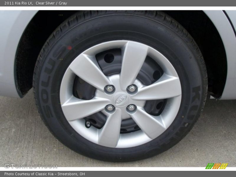 Clear Silver / Gray 2011 Kia Rio LX